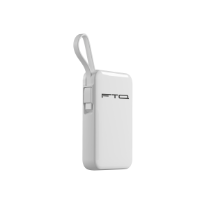 FTQ Mini Power Bank 10000mAh, 22.5W PD Fast Charging Portable Charger with LED Display and Built-in Lanyard
